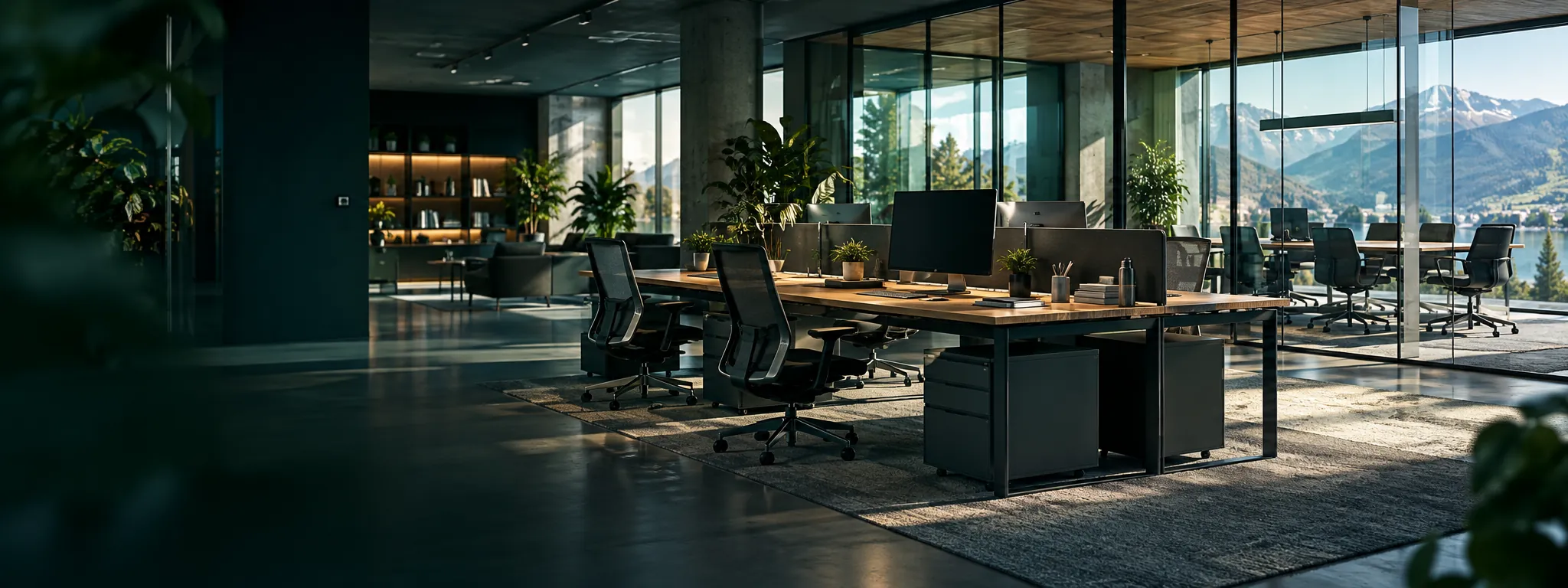 Moderner gemeinsamer Arbeitsplatz